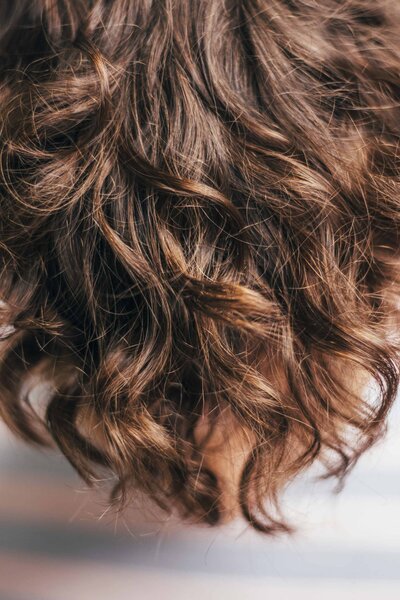 Long brunette hair