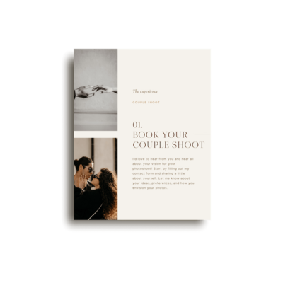 Minimal Instagram post template for photographer