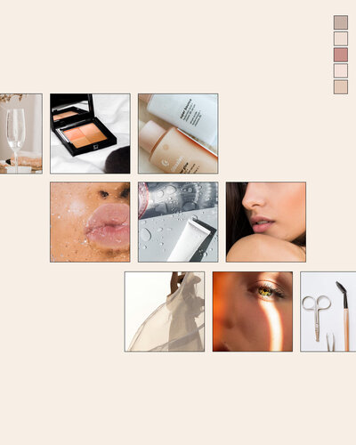 Modern and feminine website design for a bridal makeup artist, optimized for showcasing soft glam services.