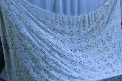 lace crochet baskdrop