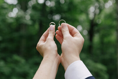 Tattooed couple during their alternative elopement in Springfield, MO, photographed by Chelsea Stanford 
