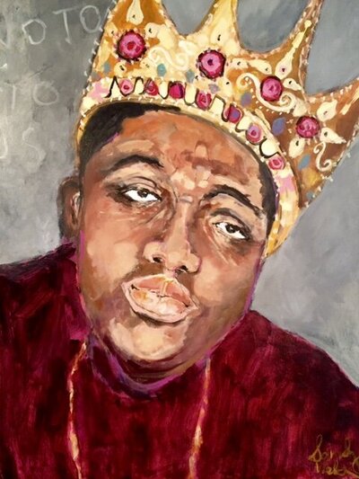 Biggie-abstract-painting-sandy-welch-art