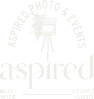 Aspired Photo and Events logo Maryland, Virginia, and beyond.