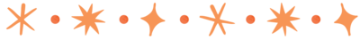 Orange Sparkle Graphic Divider