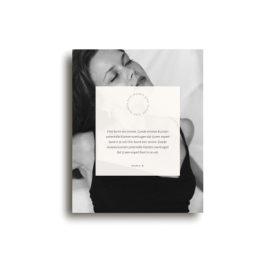Minimalistische Instagram post template