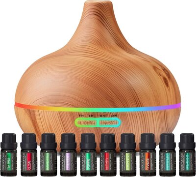 Aromatherapy diffuser with oils