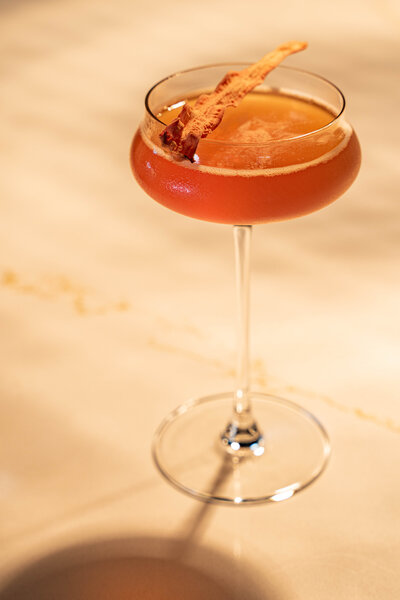 Craft cocktail with seasonal ingredients served at Revé in Niagara-on-the-Lake