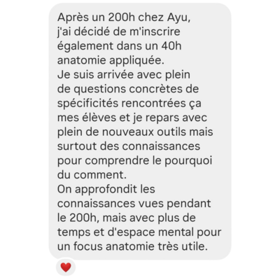 Témoignage anatomie du yoga 7