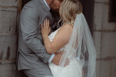 Chelle Winnie photographing a wedding in Prince Edward County