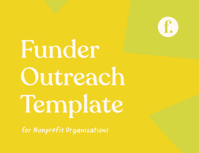 Funder Outreach Template Cover Image