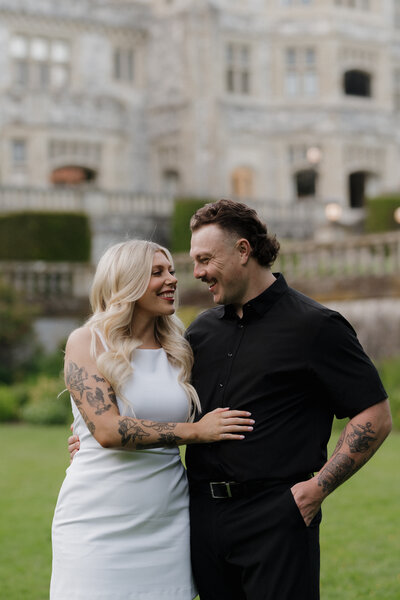 Couples and Wedding Photography romantic elegant engagement photos captured by Hayley Zumkeller Photography