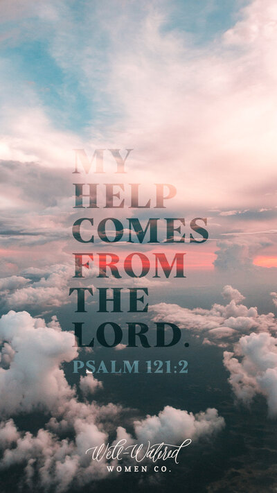 My Help Comes From the Lord Lockscreen