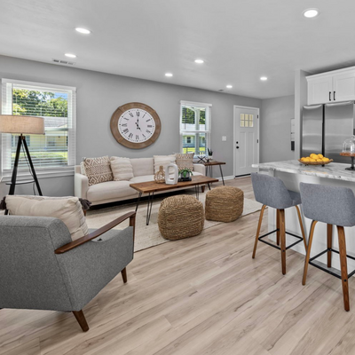 Essentials home staging package living room

