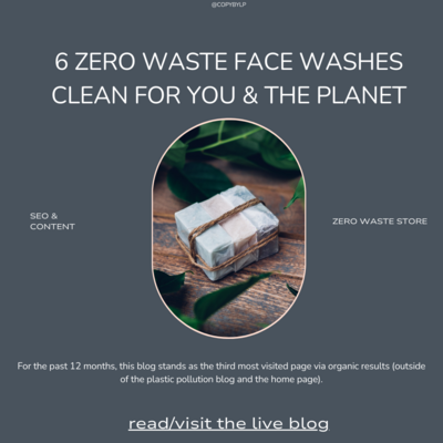 zero waste face wash