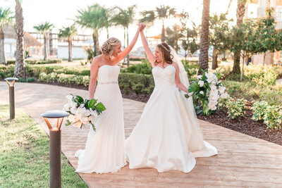 Lesbian wedding in Orlando by LGBTQ friendly photographer