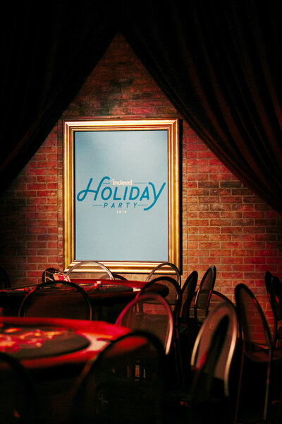 poker themed holiday party photography for indeed