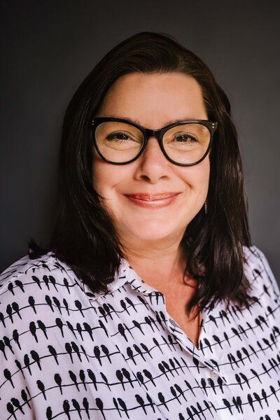 woman smiling