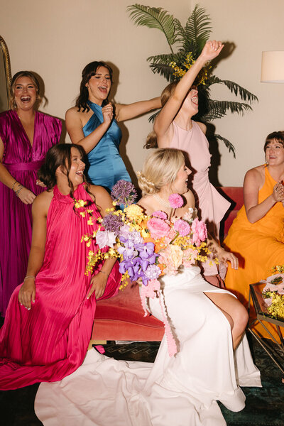 High-concept floral design featuring moody tones and unique arrangements for an editorial-style wedding in Dallas.
