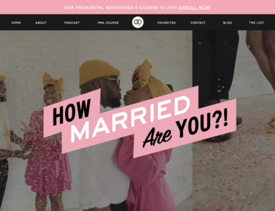 Website design by Bree Sherr for How Married Are You?! Podcast hosted by Glen & Yvette Henry.
