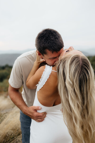Editorial engagement photography with clean tones and connection.
