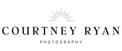 Logo for Courtney Ryan Photography, based in Norfolk, Massachusetts