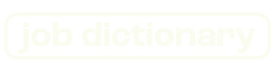 Job Dictionary secondary logo cream