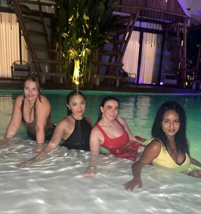 Self love island…🫶💗 Death & Rebirth 🌒🌓🌑Letting go of our story and jumping in the pool🤪❤️‍-4