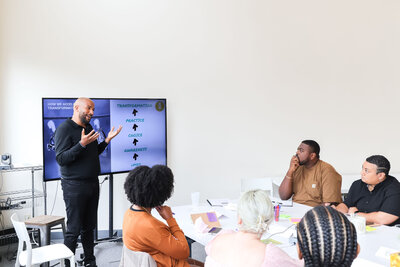 Firefly Inclusion Solutions,  managing partner Jason Rebello leads a workshop