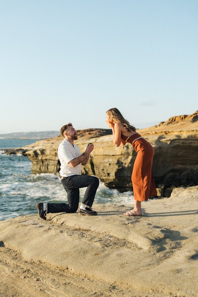 San Diego engagement photography session at Sunset Cliffs