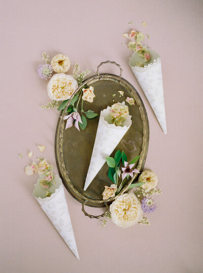 floral-petal-toss-cones