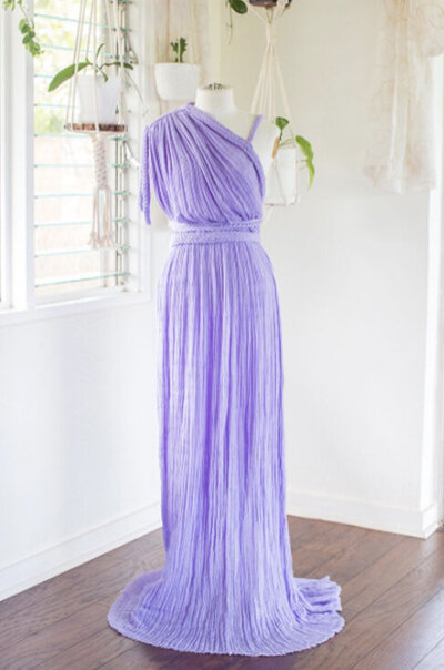 Beautiful Kasia Kulenty Luna gown in violet