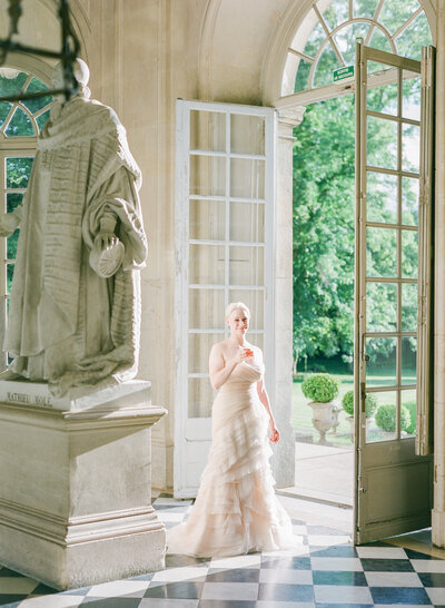 Jennifer Fox Weddings English speaking wedding planning & design agency in France crafting refined and bespoke weddings and celebrations Provence, Paris and destination Laurel-Chris-Chateau-de-Champlatreaux-Molly-Carr-Photography-73