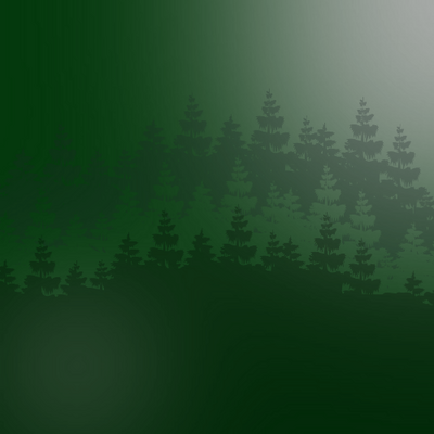 Royal Gold Tree-line Backdrop - Green