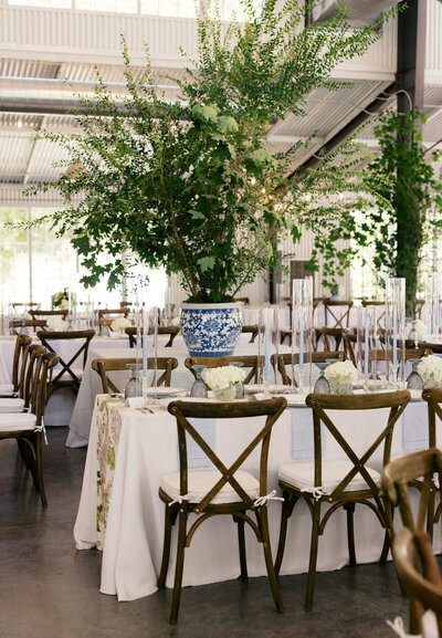 Detail venue image of the reception space at the quarry in Knoxville TN