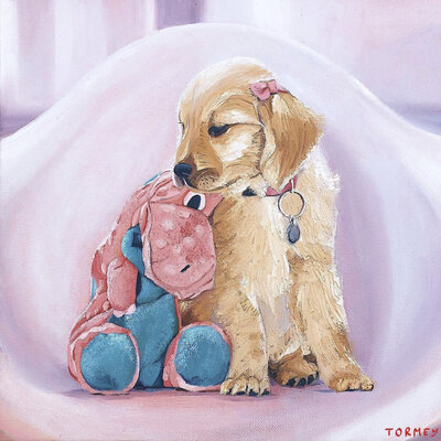 Dog painting