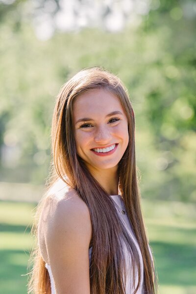 Portrait of a 2020 Fenwick High School senior in River Forest, IL  by Oak Park, IL senior photographer Kristen Hazelton