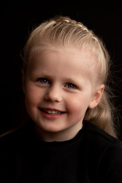 Kinderportret foto voor aan de muur in Groningen, Drenthe en Friesland.