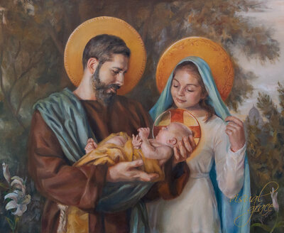 painting of Holy Family