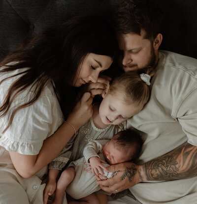Studio newborn session in Jarrahdale 