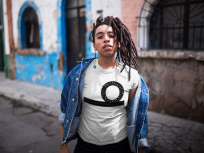 dreadlocked-girl-with-an-attitude-wearing-a-t-shirt-mockup-outdoors-a17141