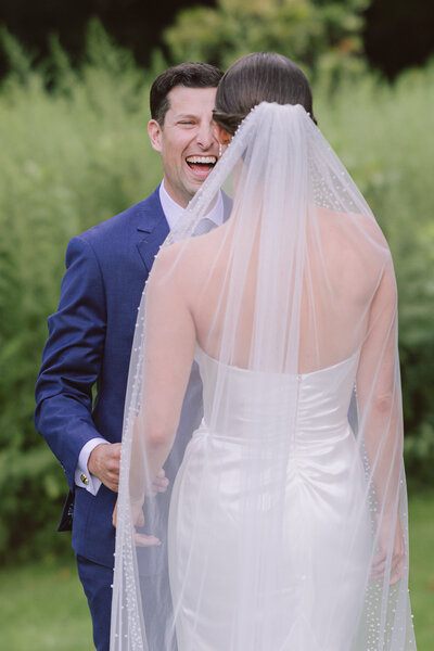 greenwich wedding first look