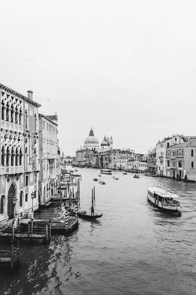 view from a bridge in venice