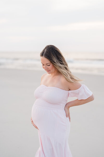 New Jersey Beach maternity photo