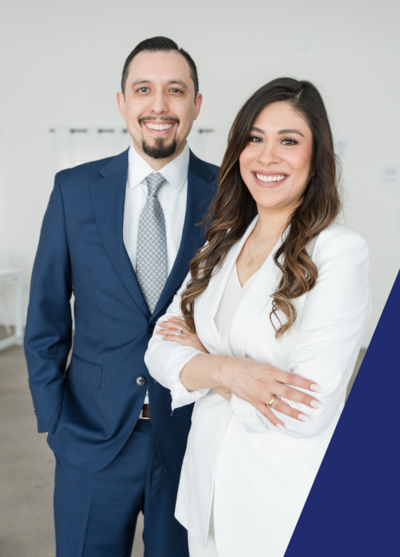 Founders of Romo CPA Tax + Advisory, trusted CPA for entrepreneurs in Dallas, TX, pictured in their office wearing elegant, professional outfits and bringing years of expertise.