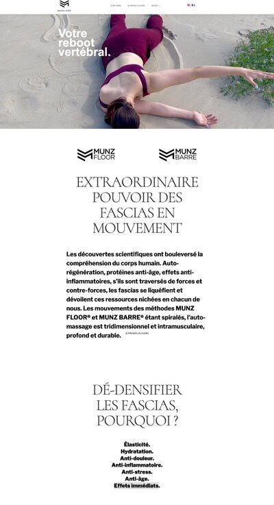 Template site internet Showit
