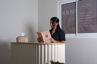 Portrait de Sabrina infirmière esthétique