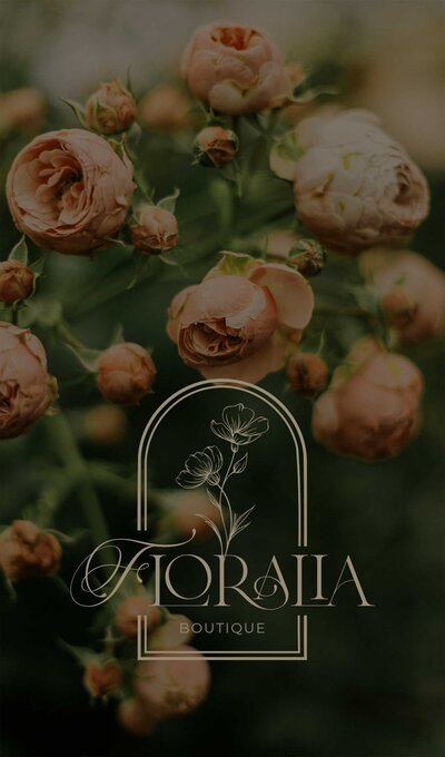 Hand Drawn Floral Logo and Branding