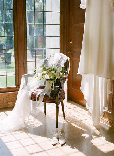 bride and groom embracing on their wedding day