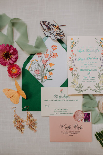 Tinlizzy Design Co Colorado wedding invitation designer