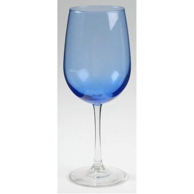 blue wine glasses